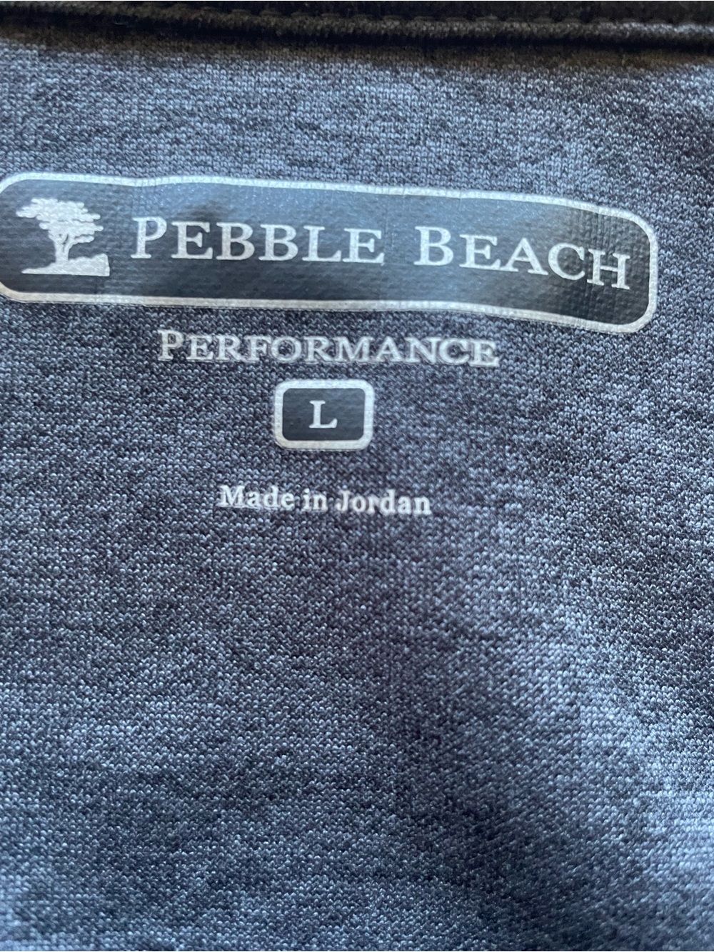 Men's Pebble Beach Performance Quarter-Zip Pullover Size L - Picture 4 of 10